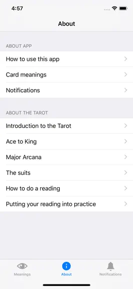 Game screenshot Tarot Meanings hack