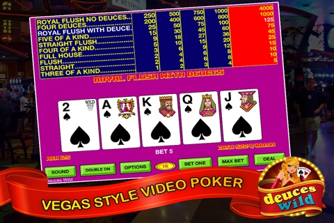 Deuces Wild - Casino Style screenshot 3