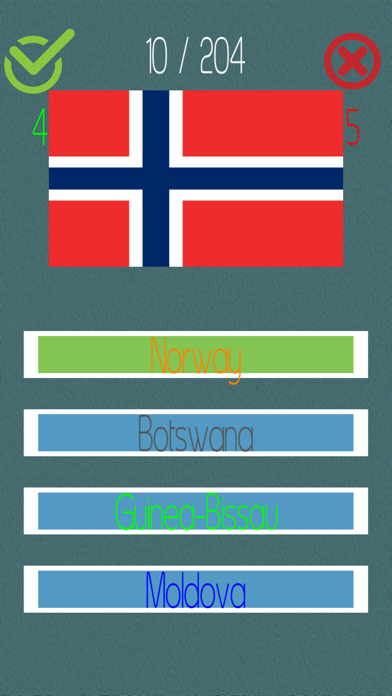 Flag Quiz (Over 200 Countries) screenshot 2