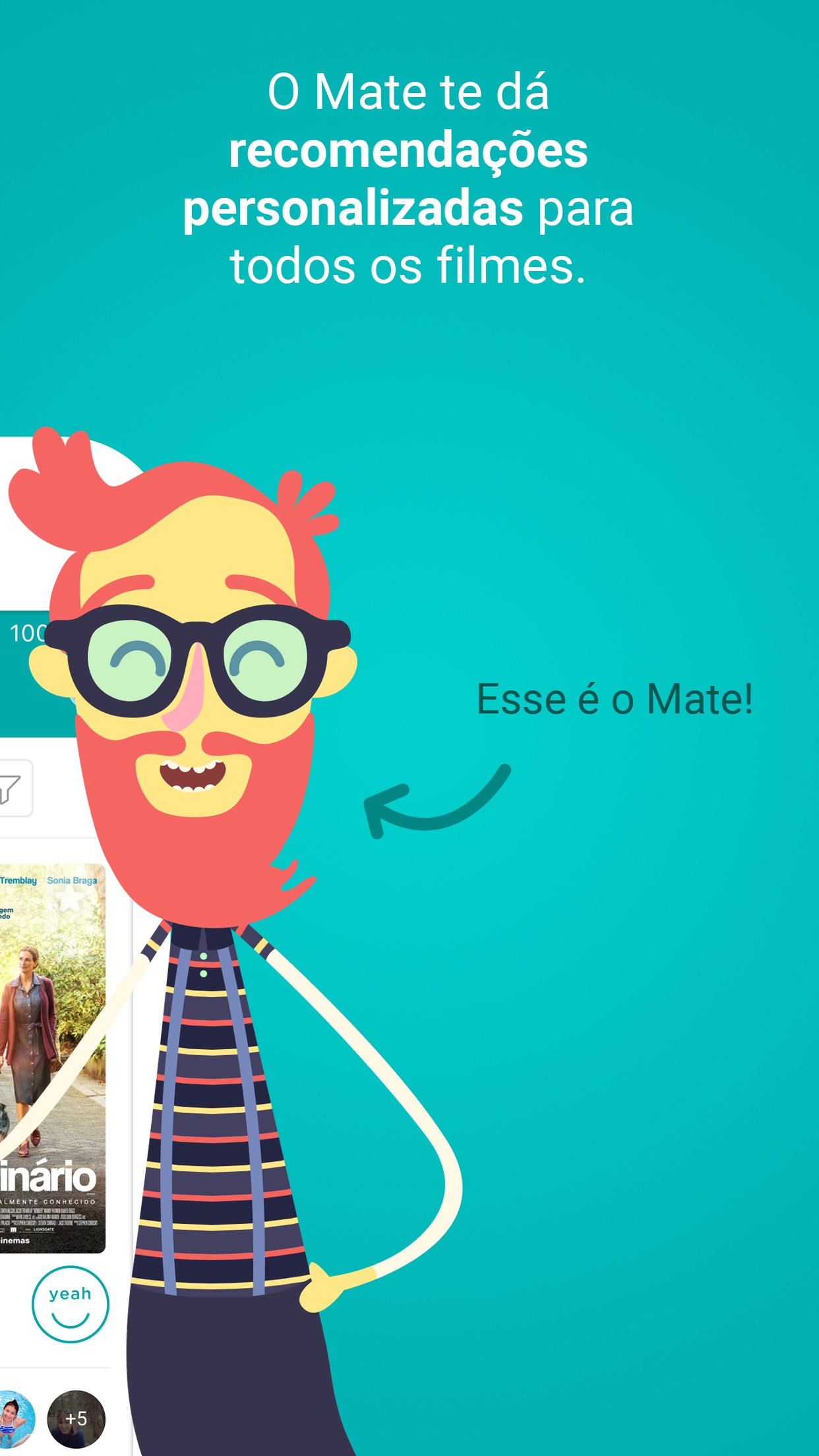 Screenshot do app MateRate
