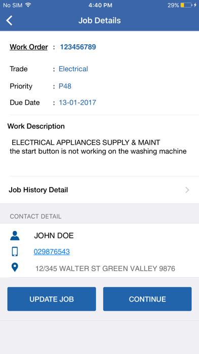 Screenshot #3 pour Job Management Software