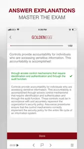 CISSP Practice Test Prep screenshot #3 for iPhone