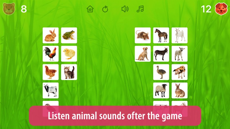 Farm Pairs - Match Animals screenshot-3