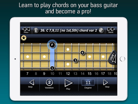 Screenshot #4 pour Bassman Chords 2