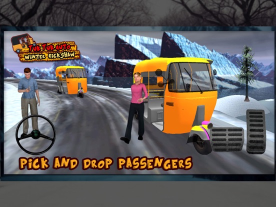 Screenshot #5 pour Tuk Tuk Auto Winter Rickshaw