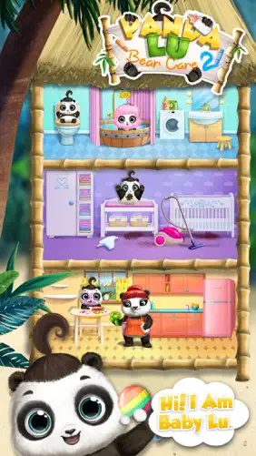 Panda Lu Baby Bear Care 2 - No Ads screenshot 1
