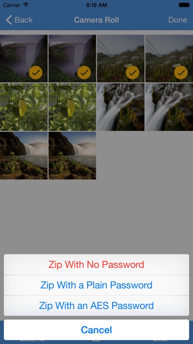 iZip Pro for iPhone screenshot1