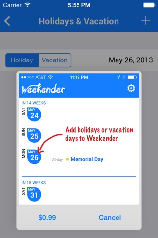 Weekender - Weekend Calendarのおすすめ画像5