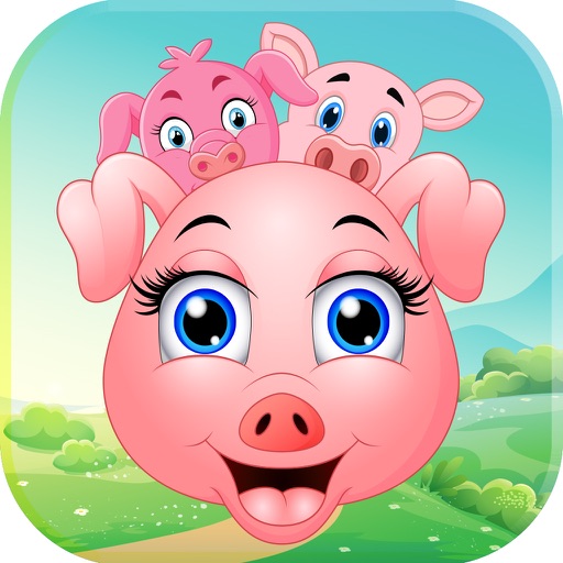 Three Little Pigs Puzzles Icon