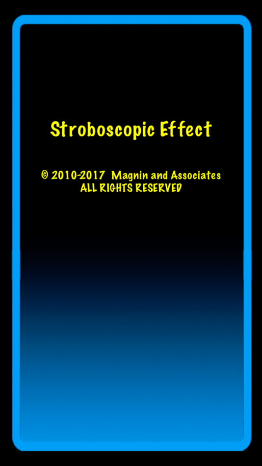 #1. Stroboscopic Effect (iOS) 由: Magnin & Associates