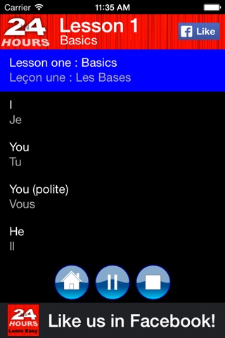 In 24 Hours Learn French screenshot 3