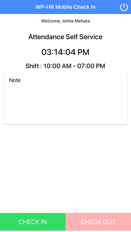WP-HR Manager Mobile Check In