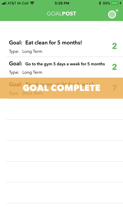 GoalPost - Goal Tracker screenshot-4