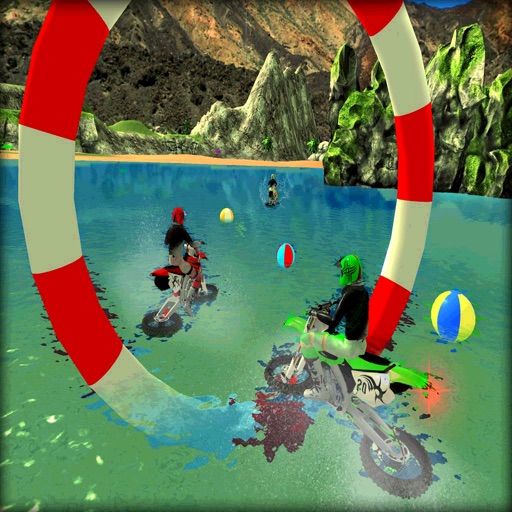 Waterbike Surfing Stunts 3D icon