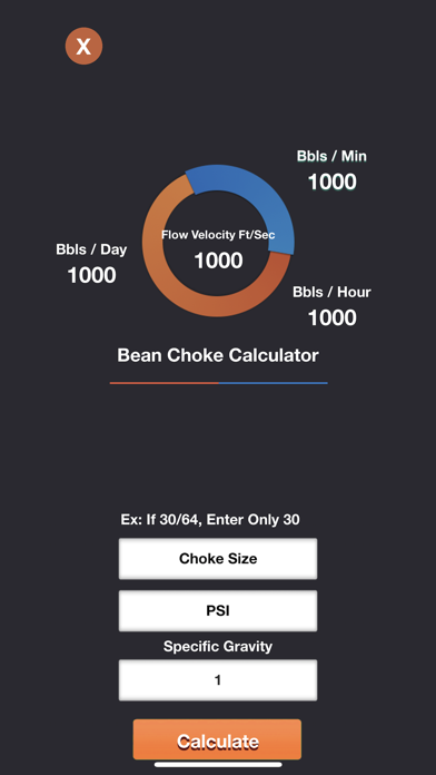 Bean Choke Tool 2.0 iPhone screenshot 2 - Productivity app