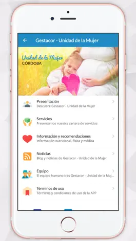 Game screenshot Gestacor - Unidad de la Mujer apk