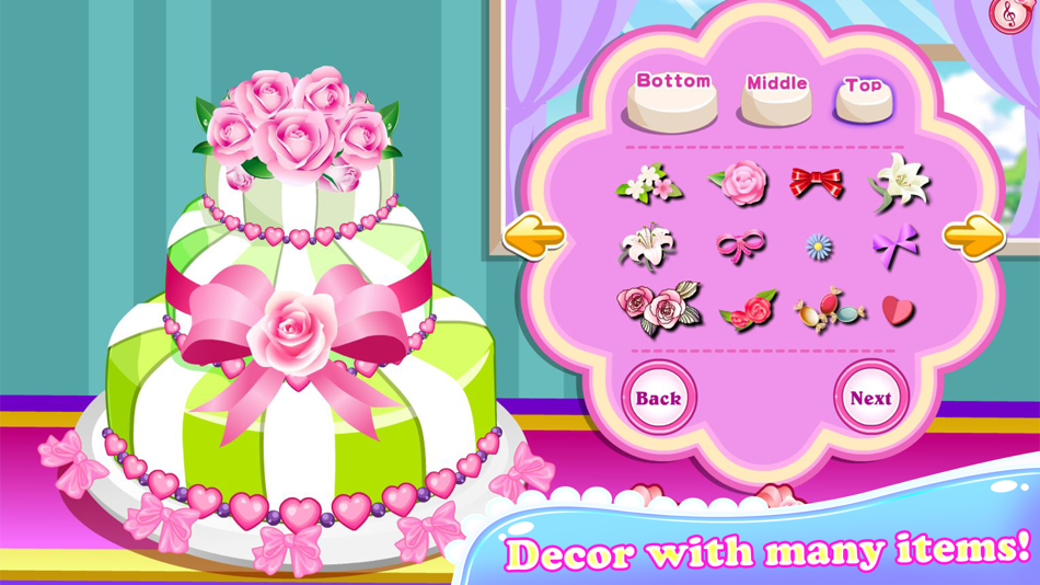 Rose Wedding Cake Cooking Game - 5.0.4 - (iOS)