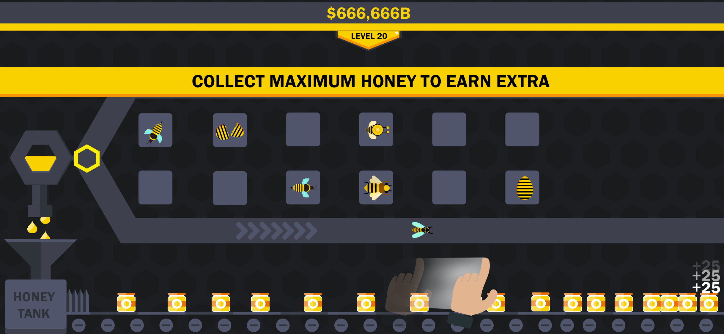Hive Factory : Merge Honey Bee screenshot 4