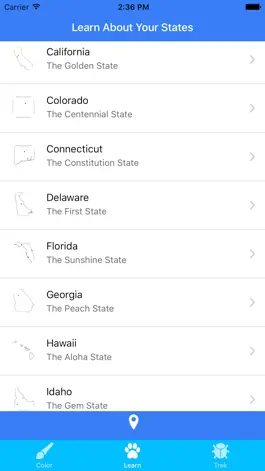 Game screenshot ColorTheStates apk