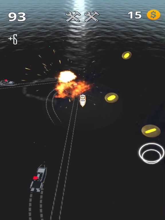 Screenshot #5 pour Police Boat Chase Racing Drift
