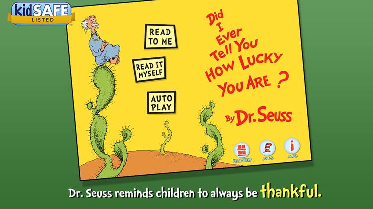 Did I Ever Tell You How Lucky You Are? - Dr. Seuss