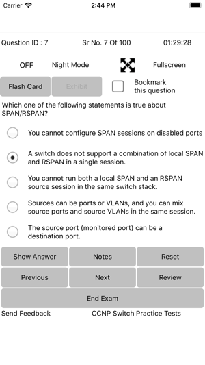 Exam Sim For CCNP® Switch(圖2)-速報App