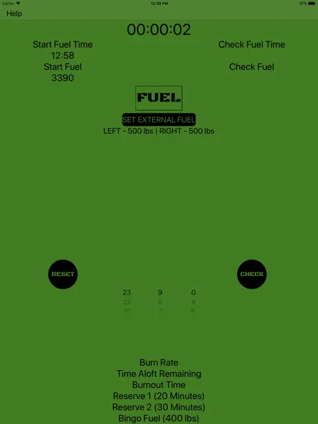 Mil Fuel Check
