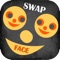 Give your photos a face lift and watch the gif animation function swap the faces in your photos live