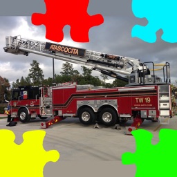 Fire Truck Photo Jigsaw Puzzle