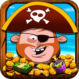 《海盗金币船》益智休闲的推金币和老虎机游戏