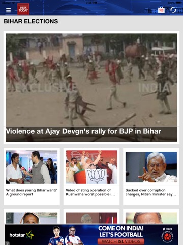 India Today Live for iPad screenshot 3