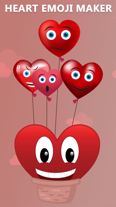 Screenshot #1 pour Heart Emoji Maker: Nouveaux Emojis pour le chat