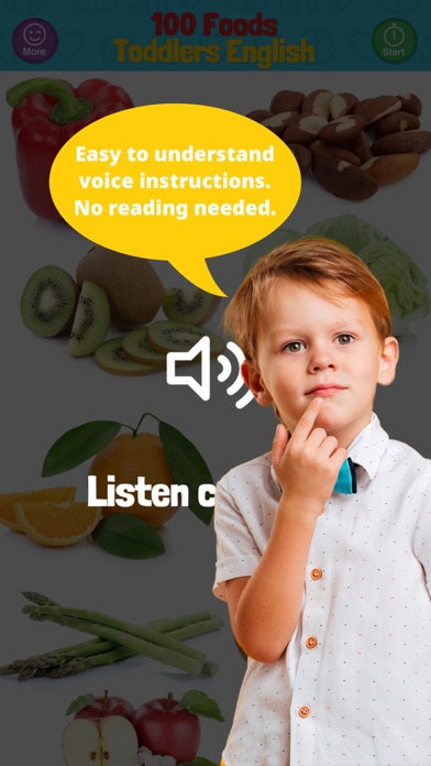 100 Foods - Toddlers English screenshot 2