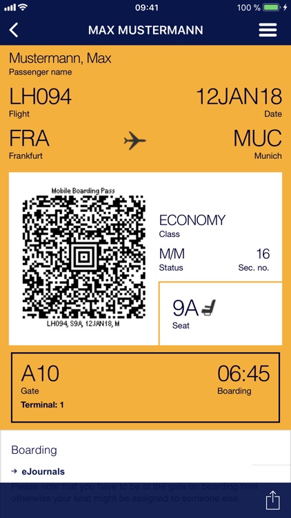 Lufthansa screenshot-3