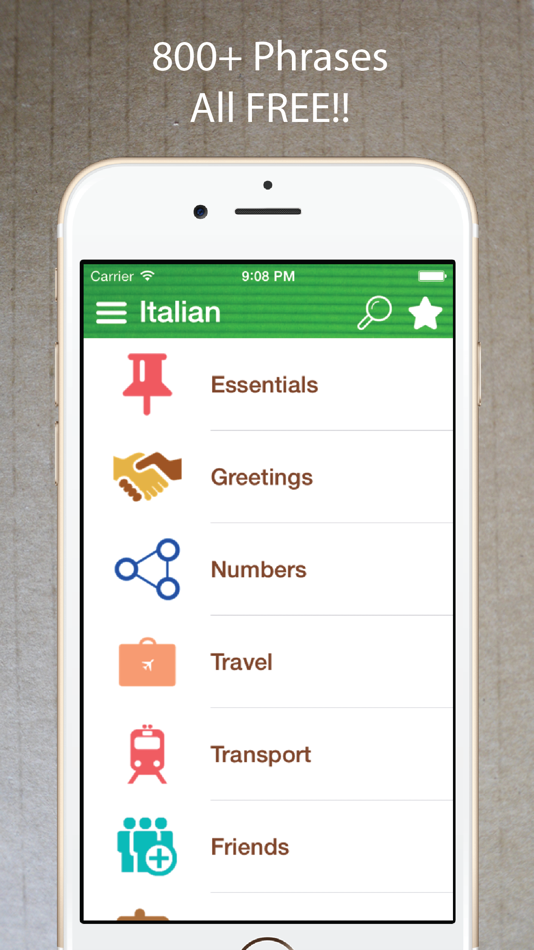 Learn Italian Phrasebook Pro + - 5.1.0 - (iOS)