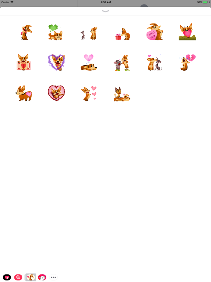 Animated Biscuit in Love Emoji