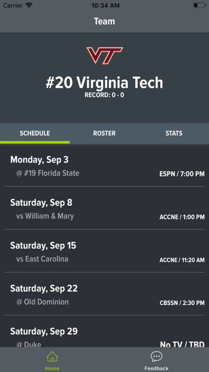 Virginia Tech Football
