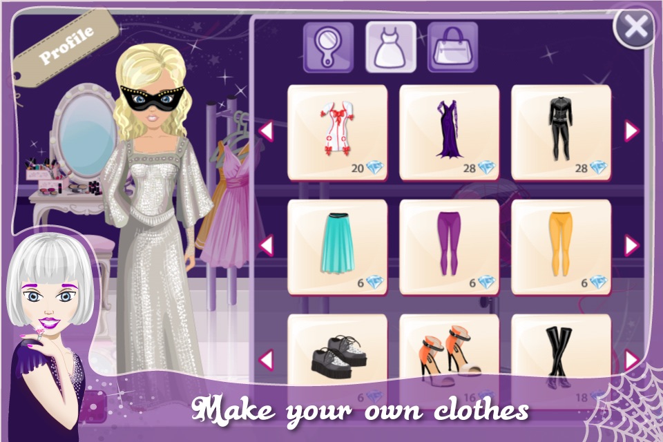 Fashion Design World Halloween screenshot 3