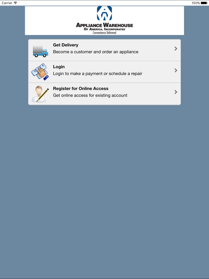 Appliance Warehouse Mobile