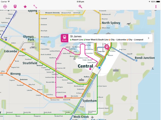 Screenshot #4 pour Sydney Rail Map Lite