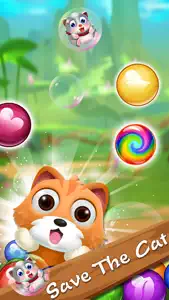 Rescue pet pop bubble shoot cat screenshot #3 for iPhone