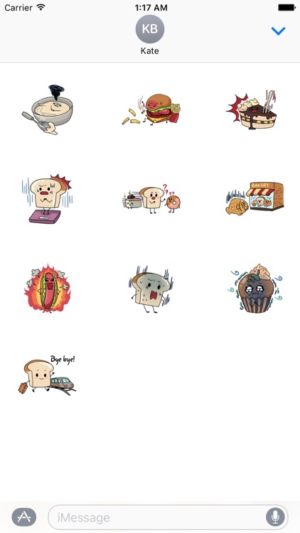 Sweet and Cute Food Sticker