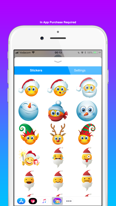 Screenshot #1 pour Emoji de Noël et le père Noël