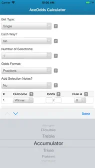 Bet Calculator UK iphone bilder 1