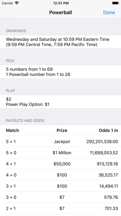 Lotto Results - Lottery in US