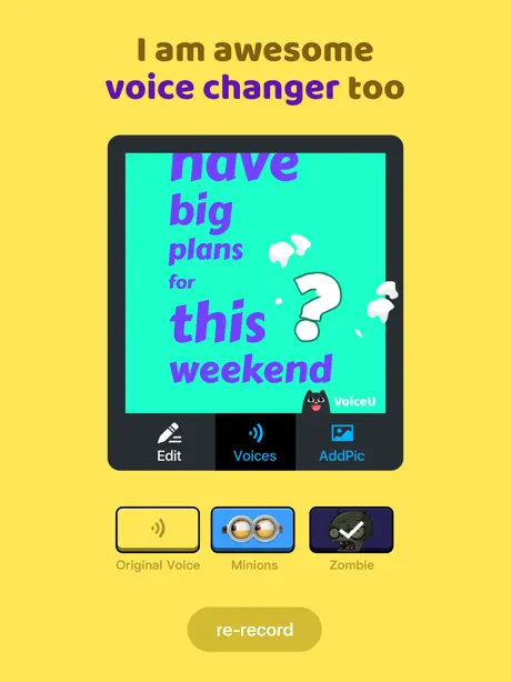 VoiceU-Voice Changer for Snap