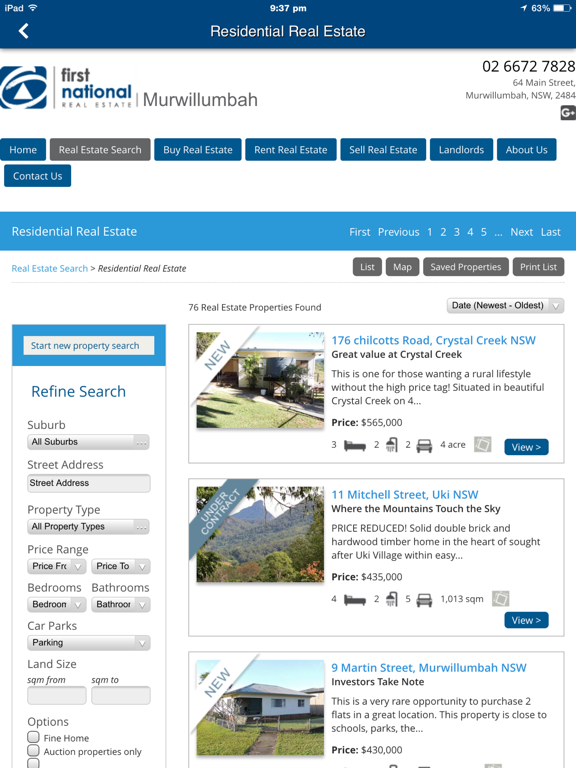First National Murwillumbah iPad screenshot 4 - Lifestyle app