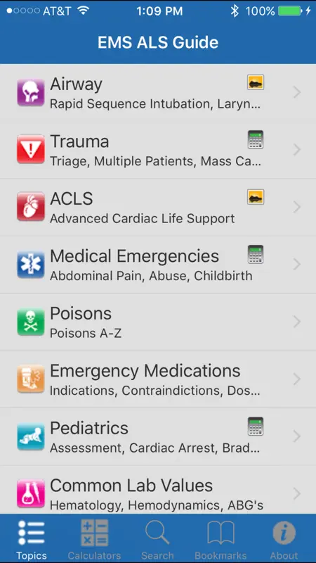 EMS ALS Guide screenshot 1 of 4