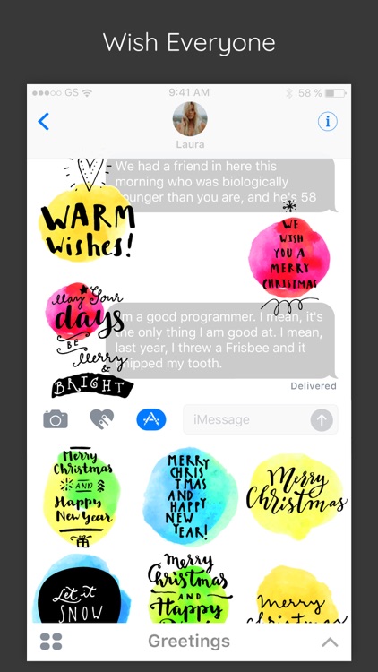 Merry Christmas Watercolor App