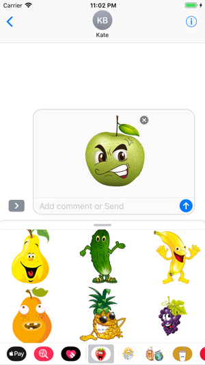 Fruit Face Emoji(圖4)-速報App